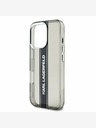 Karl Lagerfeld Karl Lagerfeld IML Stripe Logo Back Cover για iPhone 16 Pro Μαύρο