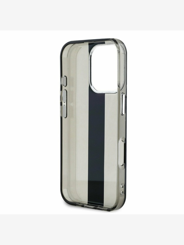 Karl Lagerfeld Karl Lagerfeld IML Stripe Logo Back Cover για iPhone 16 Pro Μαύρο