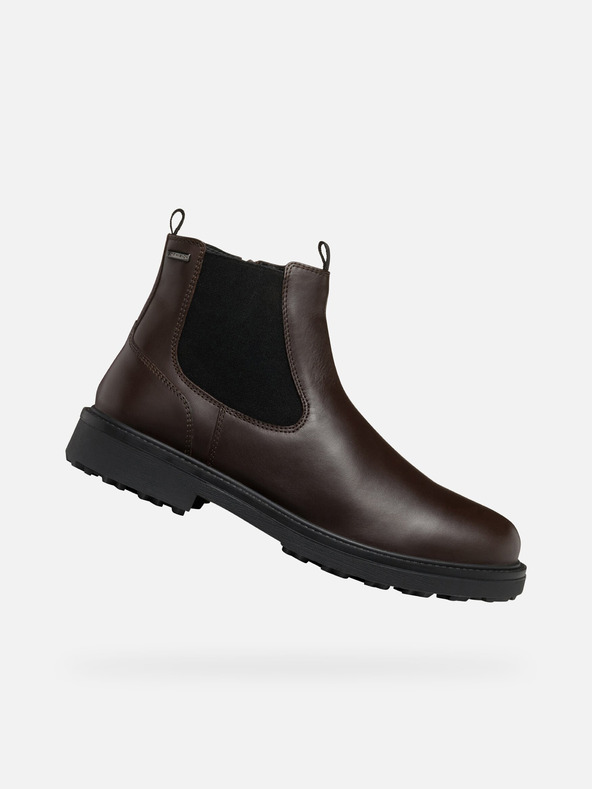 Geox Ανδρικές μπότες αστραγάλου Geox Lagorai + Grip A καφέ