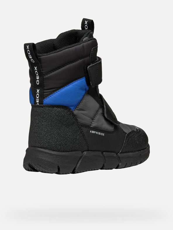 Geox Γκρι παιδικά μποτάκια Geox Flexyper B Abx