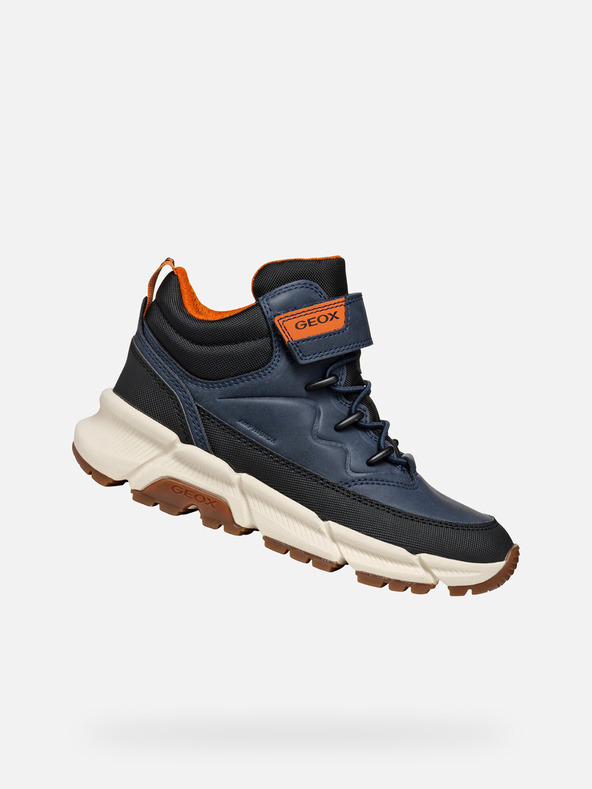 Geox Σκούρα μπλε παιδικά μποτάκια Geox Flexyper Plus