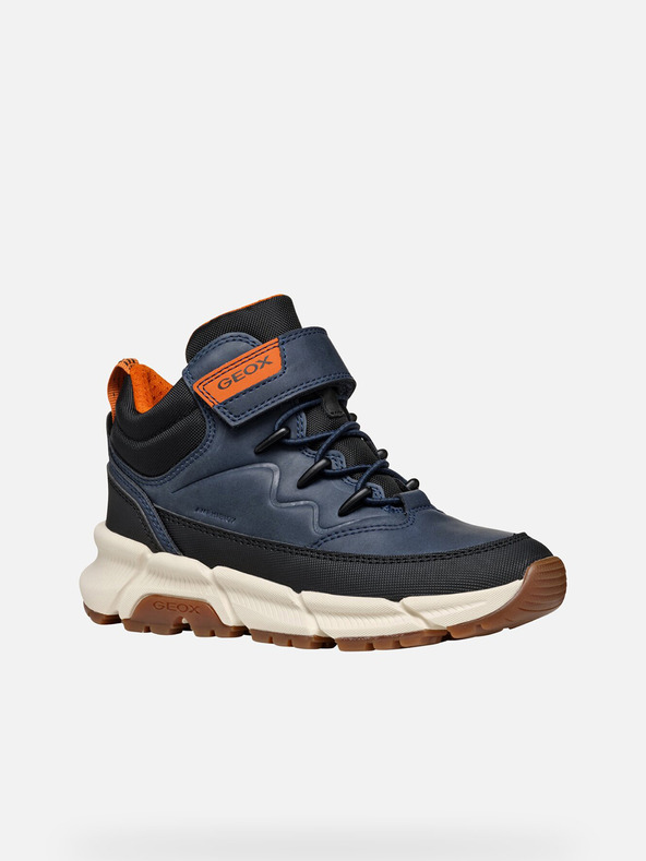 Geox Σκούρα μπλε παιδικά μποτάκια Geox Flexyper Plus
