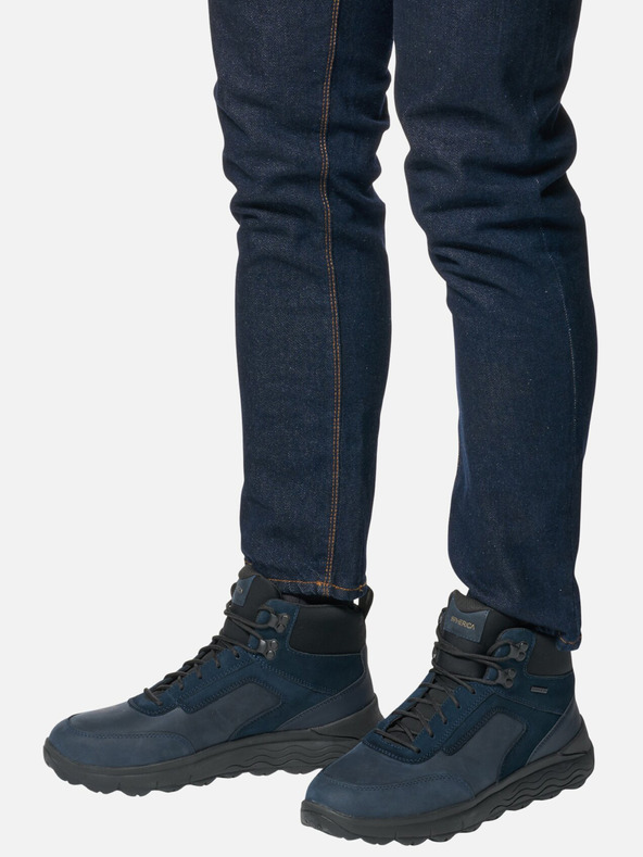 Geox Ανδρικά μποτάκια Geox Spherica 4X4 ABX σκούρο μπλε