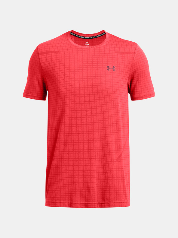 Under Armour Ανδρικό μπλουζάκι Under Armour Vanish Seamless Grid SS-RED