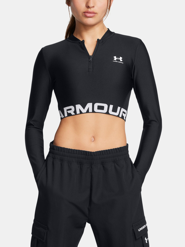 Under Armour Under Armour Women's HeatGear Rib 1/4 Zip LS T-Shirt