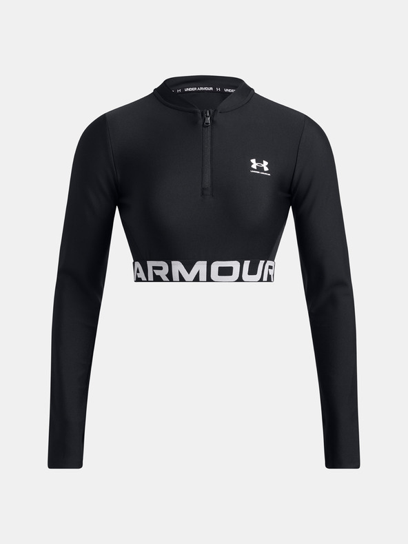 Under Armour Under Armour Women's HeatGear Rib 1/4 Zip LS T-Shirt