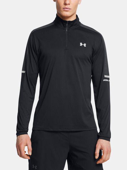 Under Armour Ανδρικό μπλουζάκι Under Armour UA Tech Utility 1/4 Zip-BLK T-Shirt