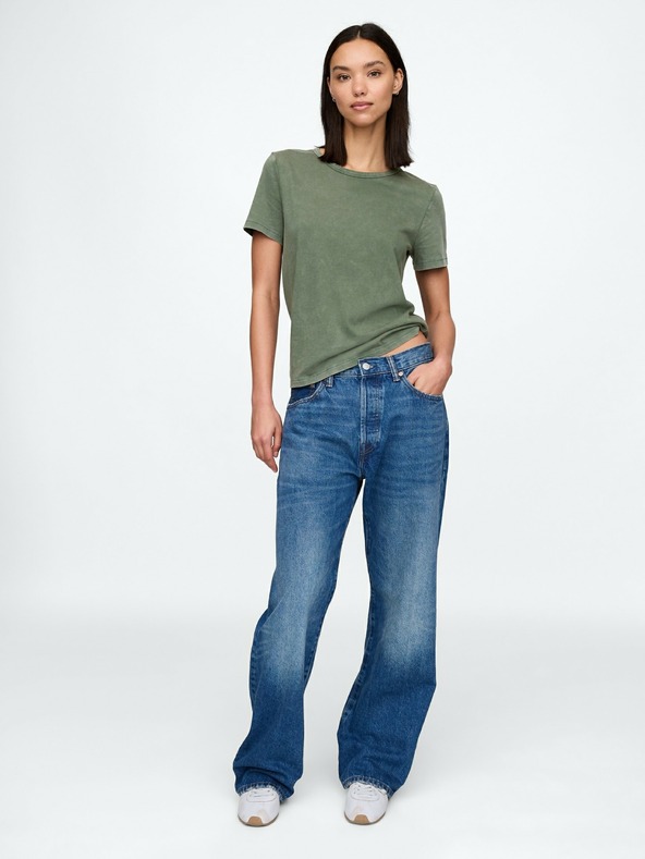 GAP Βαμβακερή μπλούζα GAP