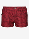 Sam 73 Κόκκινο γυναικείο σορτς με μοτίβο SAM 73