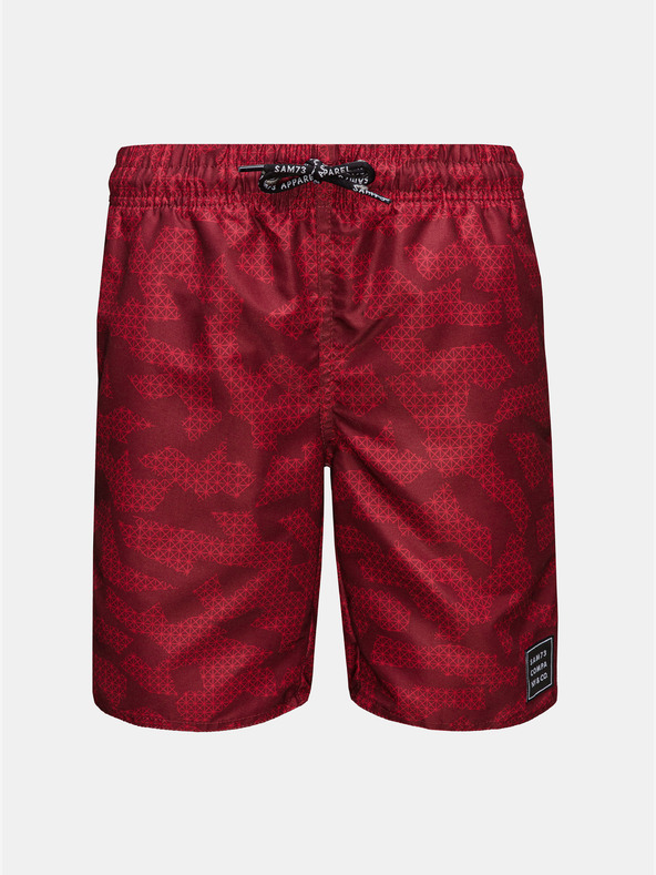 Sam 73 Κόκκινο αγορίστικο μαγιό με σχέδιο SAM 73