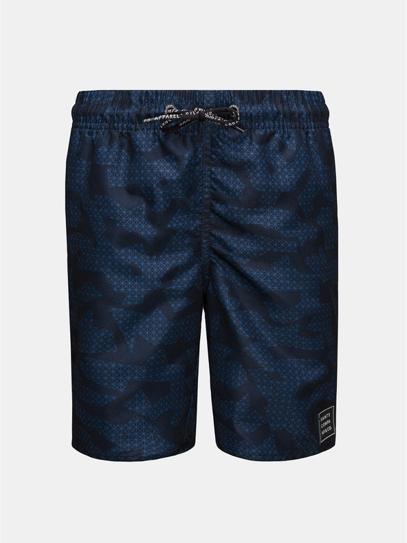 Sam 73 Σκούρο μπλε αγορίστικο παιδικό μοτίβο μαγιό SAM 73