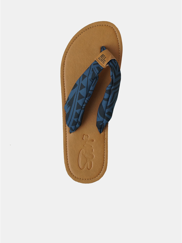 Sam 73 Γυναικείες σαγιονάρες με μοτίβο σε μπλε χρώμα SAM 73