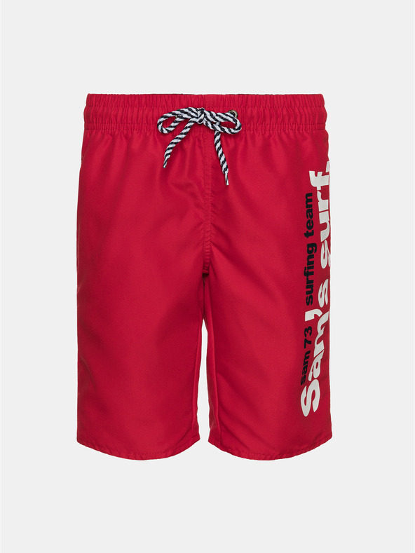 Sam 73 Κόκκινα αγορίστικα μαγιό εμπριμέ SAM 73