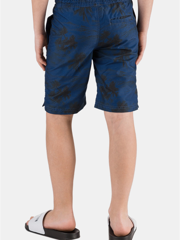 Sam 73 Σκούρο μπλε αγορίστικο παιδικό μοτίβο μαγιό SAM 73