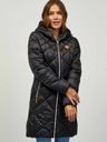 Sam 73 Μαύρο γυναικείο καπιτονέ παλτό με κουκούλα Sam 73