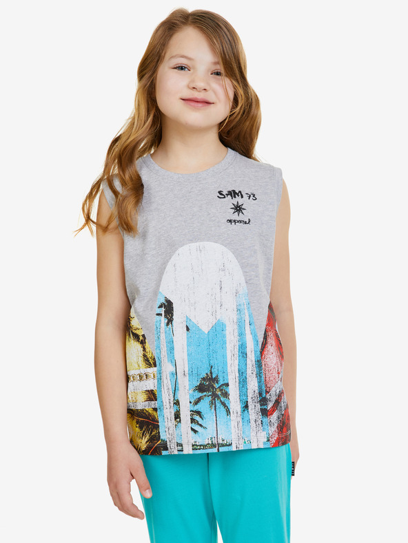 Sam 73 Ανοιχτό γκρι αγορίστικο μπλουζάκι SAM 73 Julius