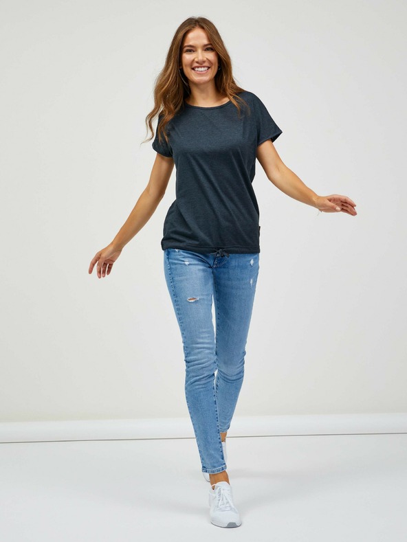 Sam 73 Μαύρο γυναικείο T-shirt SAM 73 Kaufi