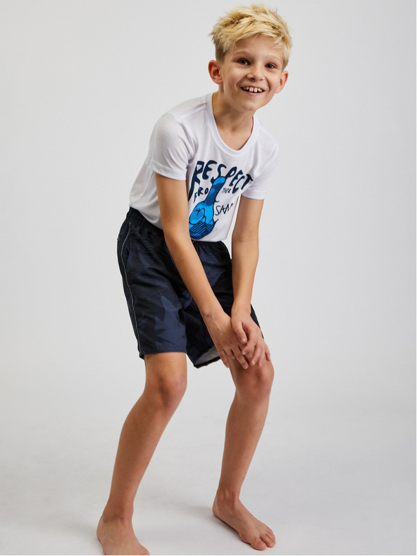 Sam 73 Σκούρο μπλε αγορίστικο παιδικό μαγιό με σχέδιο SAM73 Sanjeev