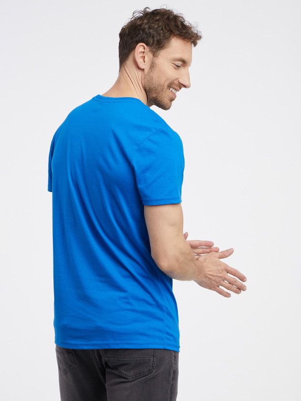 Sam 73 Μπλε ανδρικό μπλουζάκι SAM 73 Diego