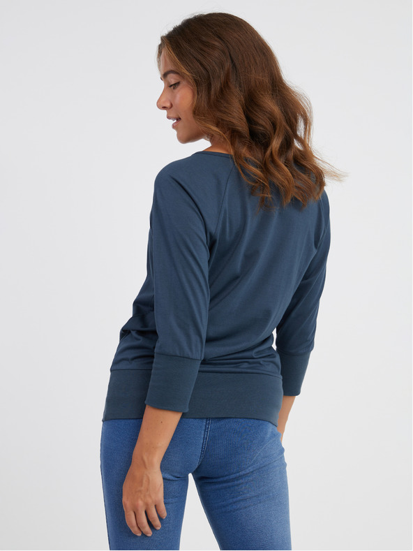 Sam 73 Γυναικείο μπλουζάκι σκούρο μπλε SAM 73 Selma