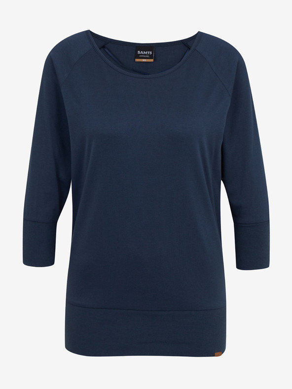 Sam 73 Γυναικείο μπλουζάκι σκούρο μπλε SAM 73 Selma