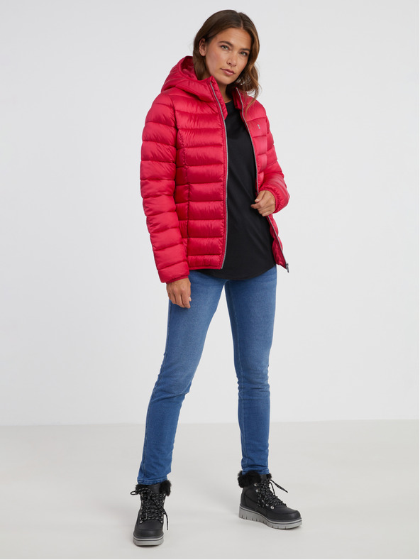 Sam 73 Σκούρο ροζ γυναικείο καπιτονέ μπουφάν SAM 73 Sid