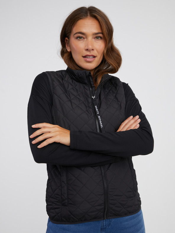 Sam 73 Μαύρο γυναικείο SAM 73 Pictor Quilted Vest