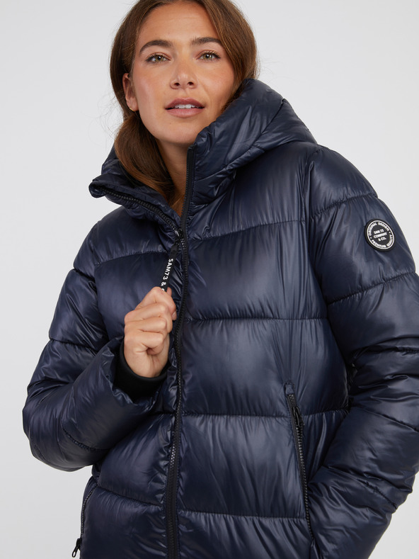 Sam 73 Γυναικείο χειμερινό καπιτονέ μπουφάν SAM 73 Jules σκούρο μπλε