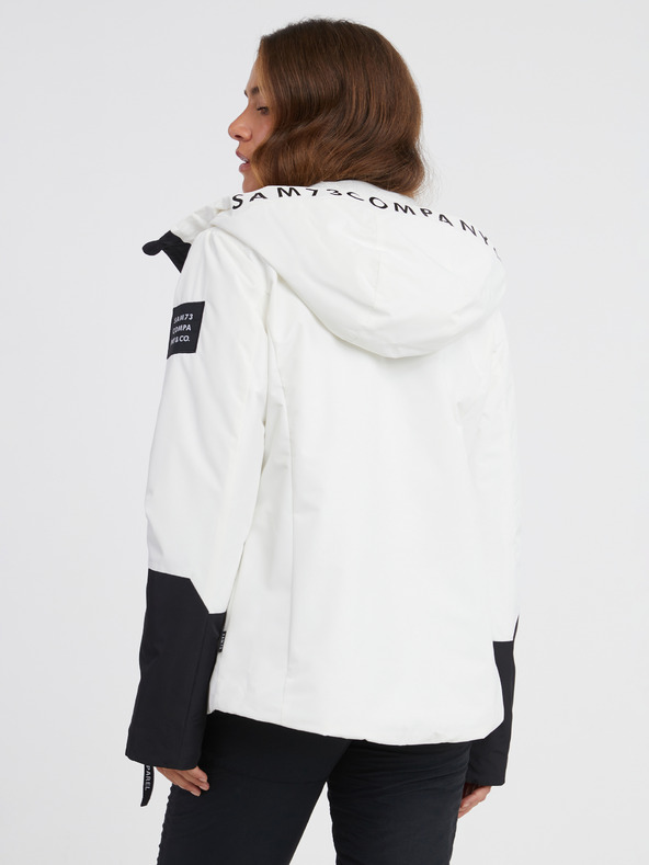 Sam 73 Μαύρο και λευκό γυναικείο μπουφάν SAM 73 Minerva