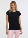 Sam 73 Μαύρο γυναικείο basic t-shirt SAM 73 Miranda