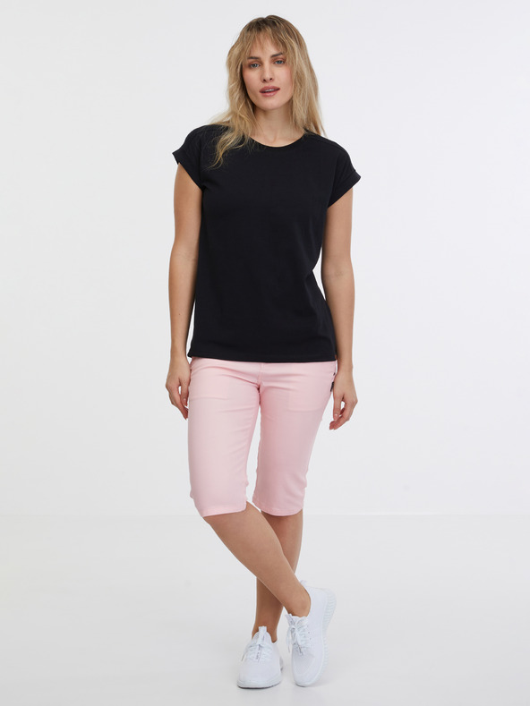 Sam 73 Μαύρο γυναικείο basic t-shirt SAM 73 Miranda