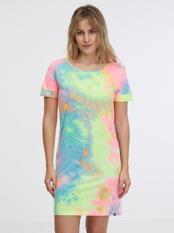 Sam 73 Γυναικείο μπλε-πράσινο φόρεμα με σχέδιο SAM 73 Talia