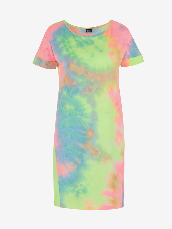 Sam 73 Γυναικείο μπλε-πράσινο φόρεμα με σχέδιο SAM 73 Talia