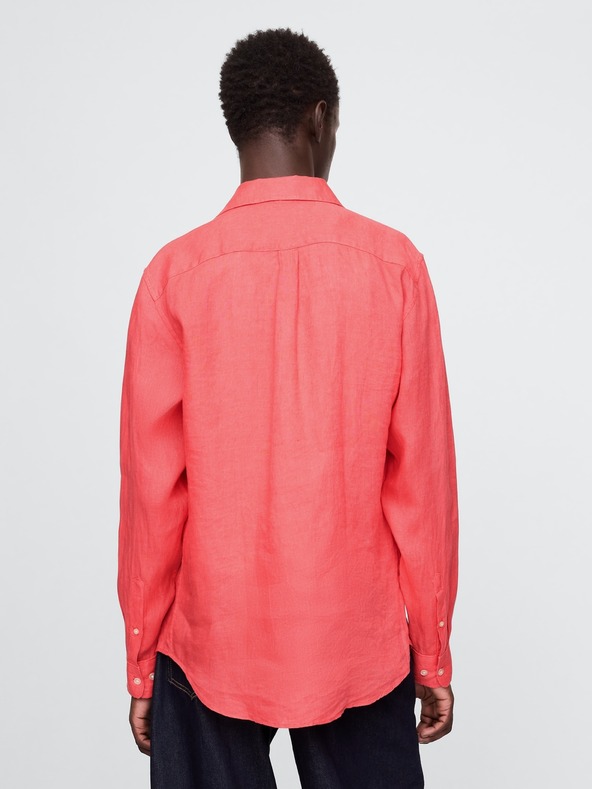 GAP Κλασικό λινό πουκάμισο GAP