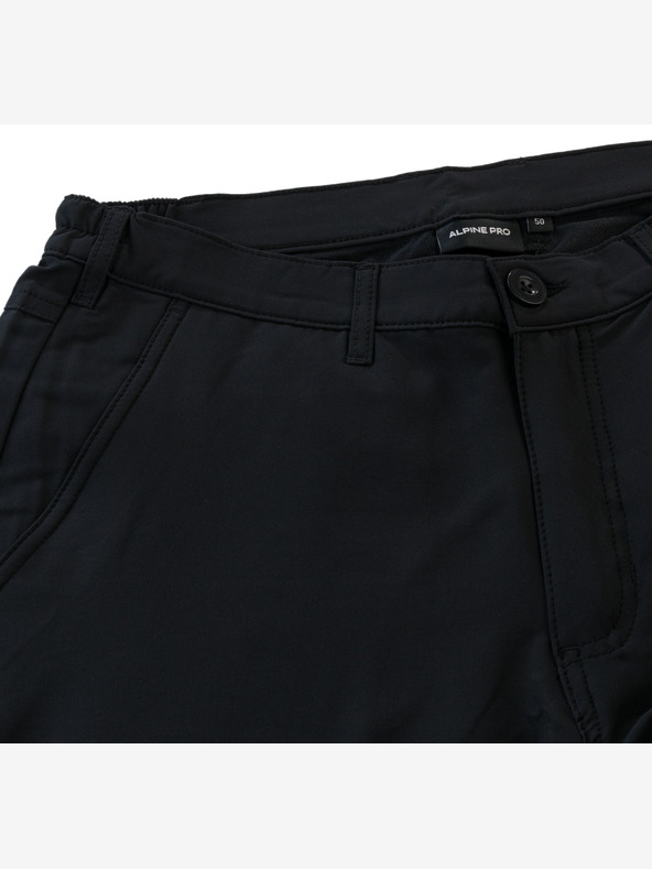 ALPINE PRO Ανδρική βερμούδα γρήγορου στεγνώματος με cool dry ALPINE PRO HAMPTON μαύρο