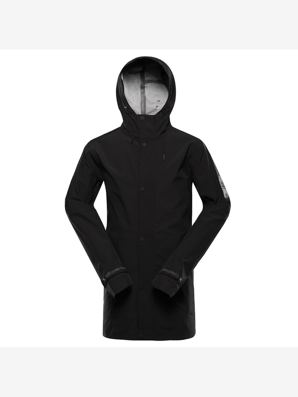 ALPINE PRO Ανδρικό παλτό με μεμβράνη ptx ALPINE PRO SETIJ μαύρο