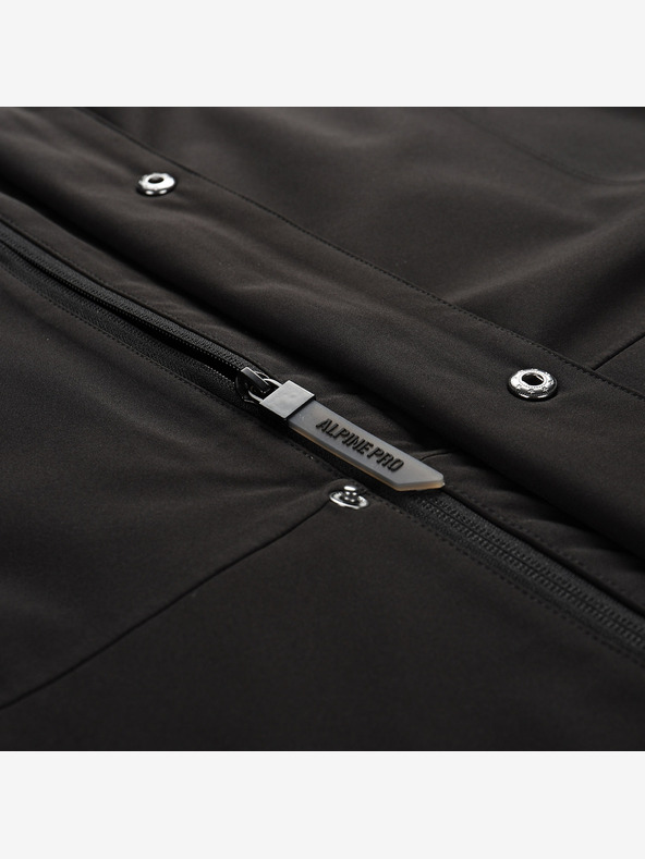 ALPINE PRO Ανδρικό παλτό με μεμβράνη ptx ALPINE PRO SETIJ μαύρο