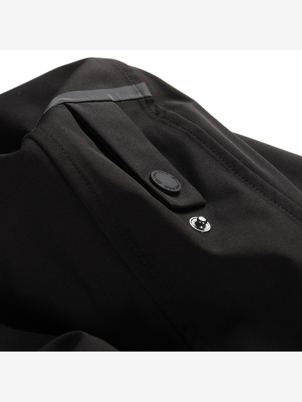 ALPINE PRO Ανδρικό παλτό με μεμβράνη ptx ALPINE PRO SETIJ μαύρο