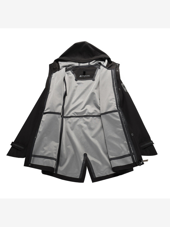 ALPINE PRO Ανδρικό παλτό με μεμβράνη ptx ALPINE PRO SETIJ μαύρο