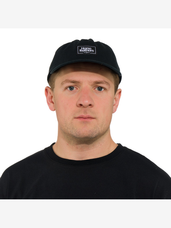 Horsefeathers Vinny cap - μαύρο HORSEFEATHERS