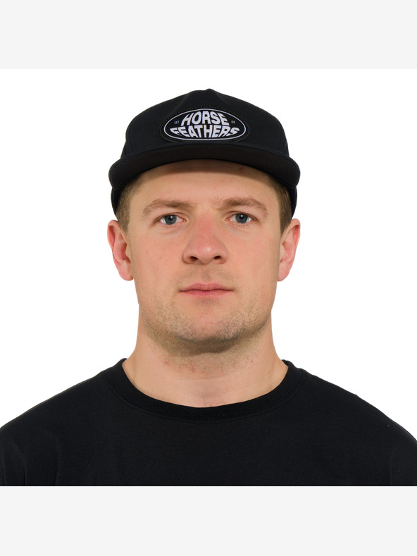 Horsefeathers Cap Steal - μαύρο HORSEFEATHERS