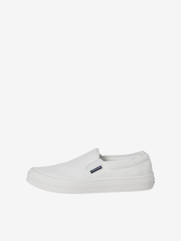 Jack & Jones Λευκά ανδρικά slip on παπούτσια Jack & Jones