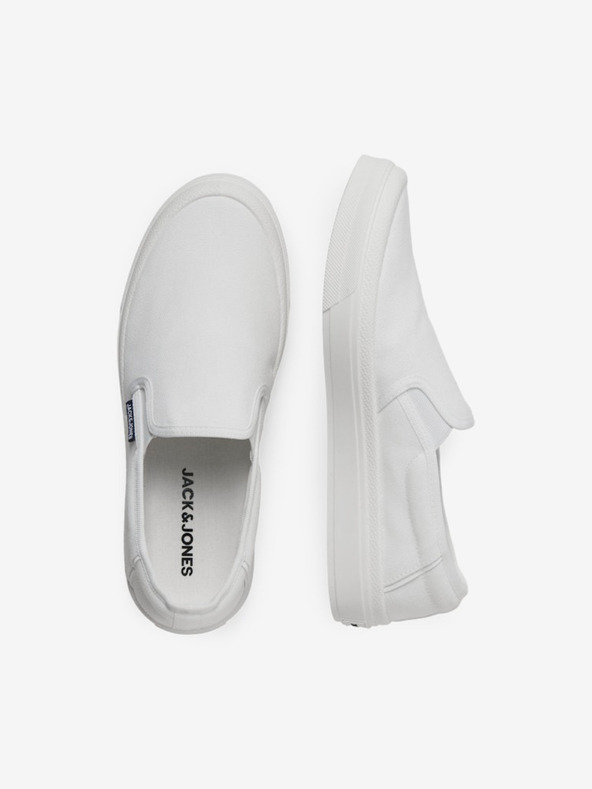 Jack & Jones Λευκά ανδρικά slip on παπούτσια Jack & Jones