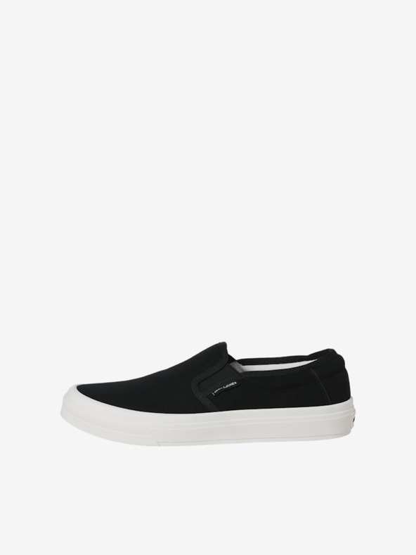 Jack & Jones Μαύρα ανδρικά slip on παπούτσια Jack & Jones