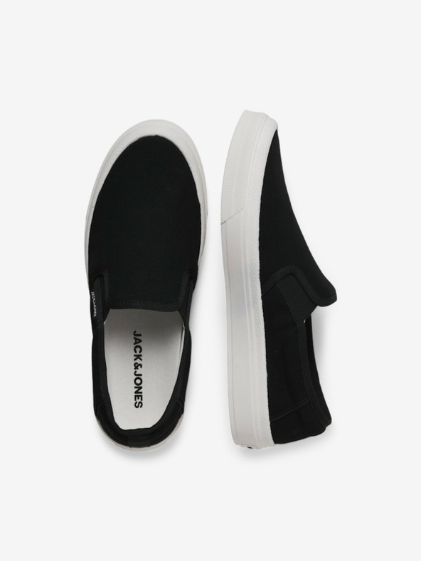 Jack & Jones Μαύρα ανδρικά slip on παπούτσια Jack & Jones