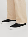 Jack & Jones Μαύρα ανδρικά slip on παπούτσια Jack & Jones
