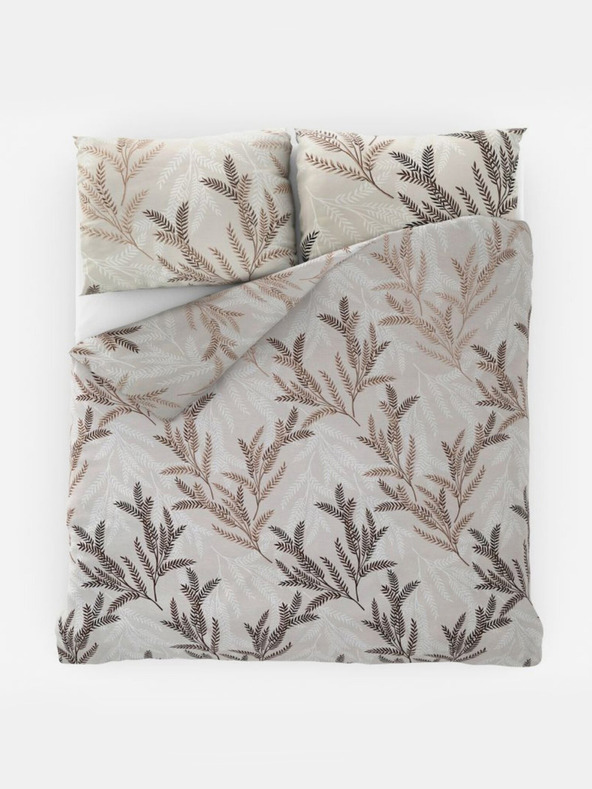 Kvalitex Σατέν γαλλικά λινά LUXURY COLLECTION 1+2, 220x200, 70x90cm OKSIA