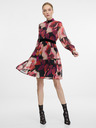 Orsay Κόκκινο μοτίβο γυναικείο φόρεμα μέχρι το γόνατο ORSAY
