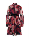 Orsay Κόκκινο μοτίβο γυναικείο φόρεμα μέχρι το γόνατο ORSAY