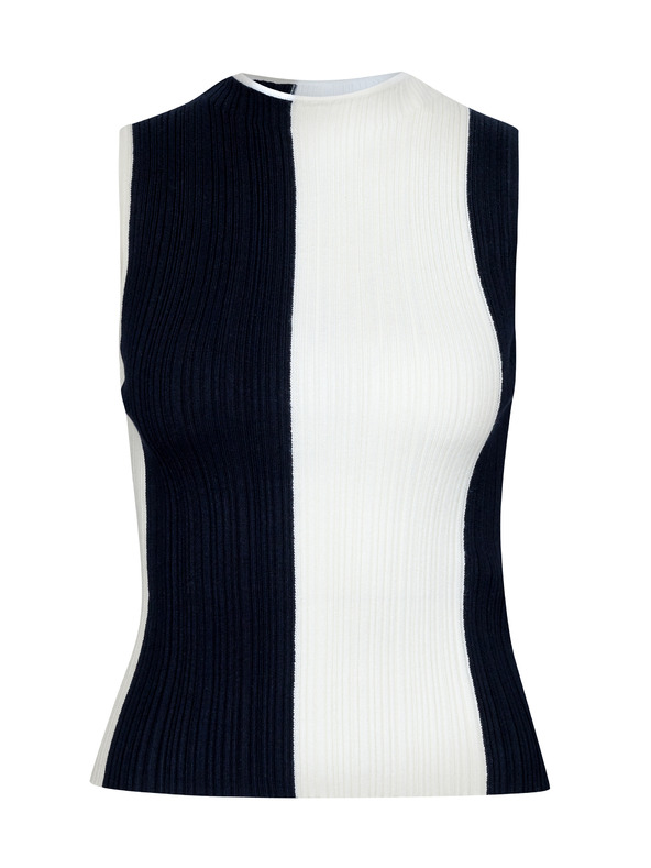 Orsay Μαύρο και λευκό γυναικείο πουλόβερ ORSAY